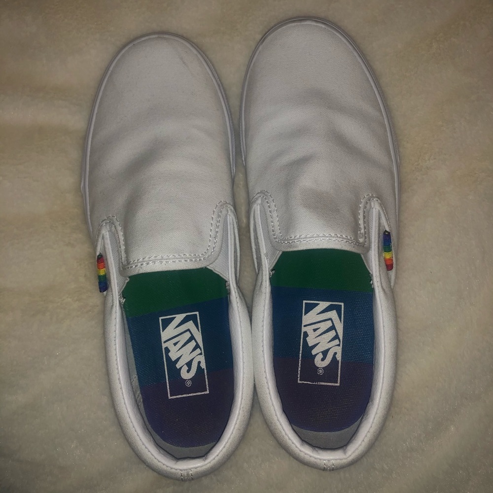 Women’s rainbow vans